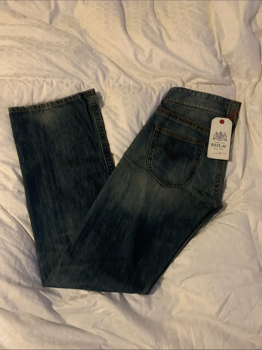 Replay Women’s Indigo Straight-Leg Jeans